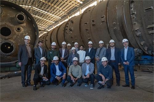 بازدید رئیس و اعضای هیئت علمی دانشگاه امام حسین (ع) از شرکت صنایع آذرآب