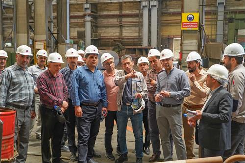 بازدید سرگروه های منتخب رشته ماشین ابزار وزارت آموزش و پرورش از خطوط تولید آذرآب
