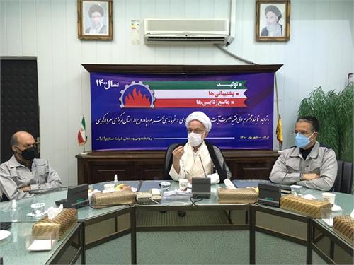 بازدید نماینده محترم ولی‌فقیه حضرت آیت‌اله دری‌نجف‌آبادی و هیئت همراه از شرکت صنایع آذرآب